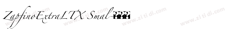 ZapfinoExtraLTX Smal字体转换